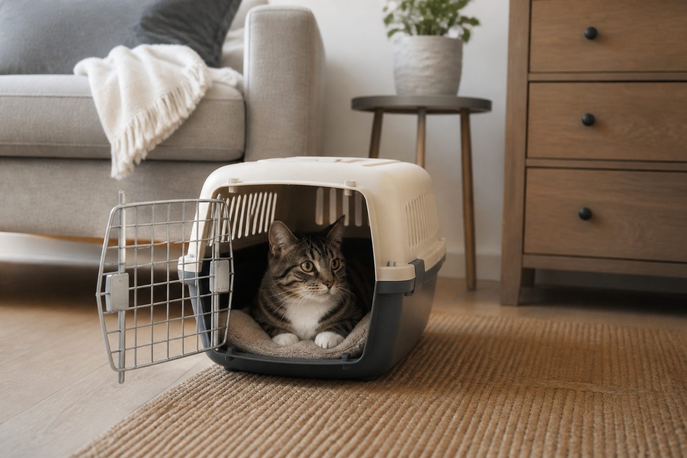 Faire de la caisse un meuble ordinaire : Quelle caisse de transport pour un chat