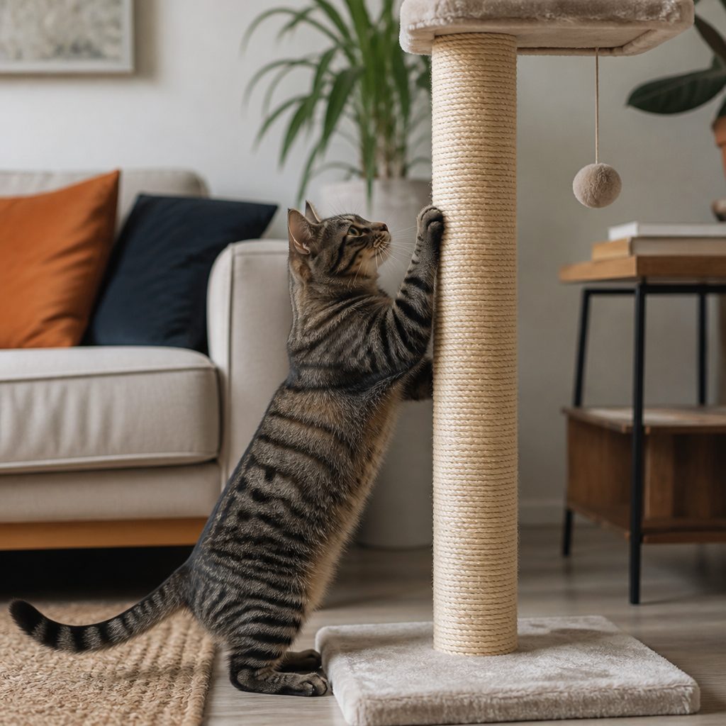 Notes : Comment choisir un griffoir pour chat et où le placer